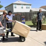 people moving into home